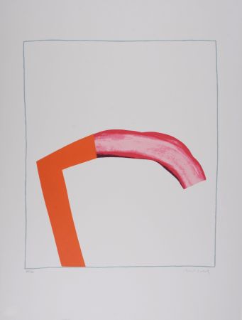 Screenprint Bechtold - Composition, circa 1970 - Hand-signed