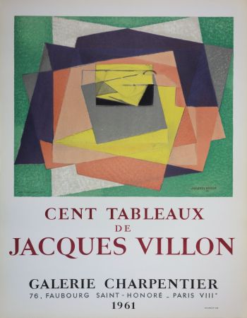 Illustrated Book Villon - Composition cubiste abstraite