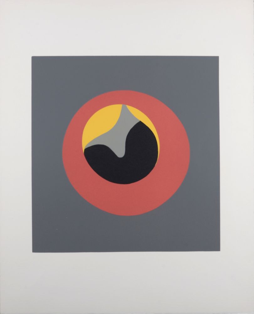 Woodcut Arp - Composition (D)