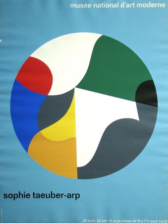 Poster Taeuber-Arp - Composition dans un cercle 