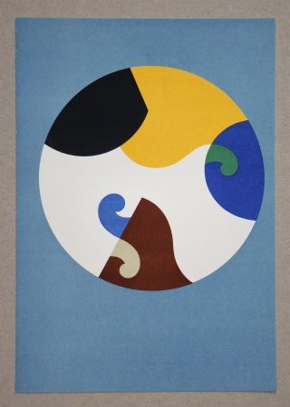 Lithograph Taeuber-Arp - Composition dans un cercle, 1938