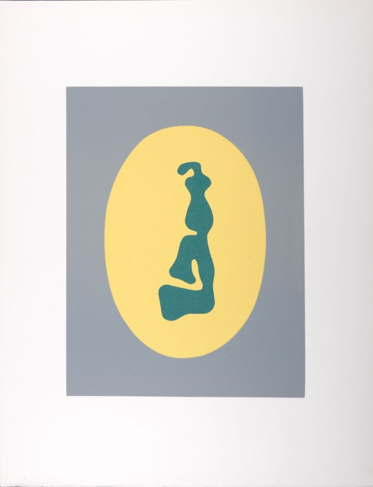 Woodcut Arp - Composition (E)