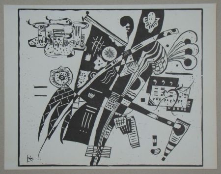 Woodcut Kandinsky - Composition from 1935