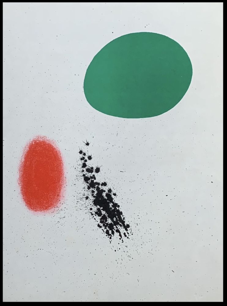 Lithograph Miró (After) - Composition II 
