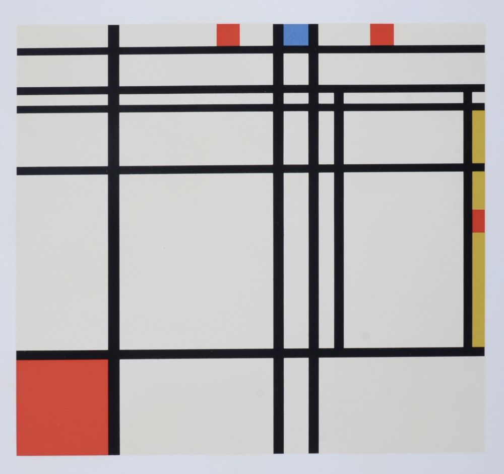 Screenprint Mondrian - Composition in Red, Yellow and Blue, 1967