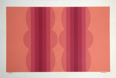 Screenprint Miodrag - Composition Kinetic