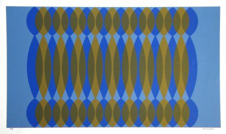 Screenprint Miodrag - Composition Kinetic