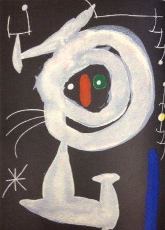 Lithograph Miró - Composition M