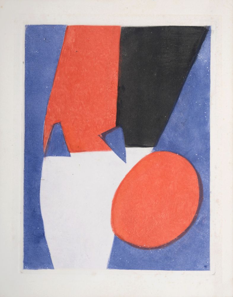 Etching And Aquatint Poliakoff - Composition, Parménide, 1964 (#A)