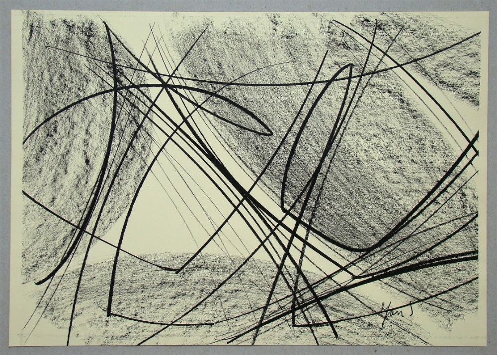 Lithograph Saverys - Composition pour Art Abstrait