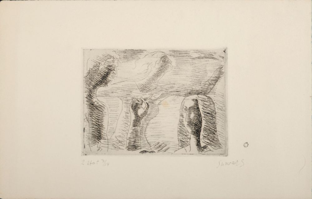 Engraving Survage - Composition surréaliste (G), c. 1930s