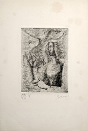 Engraving Survage -  Composition surréaliste (I), c. 1930s - Hand-signed & numbered 2/3! - Very scarce!