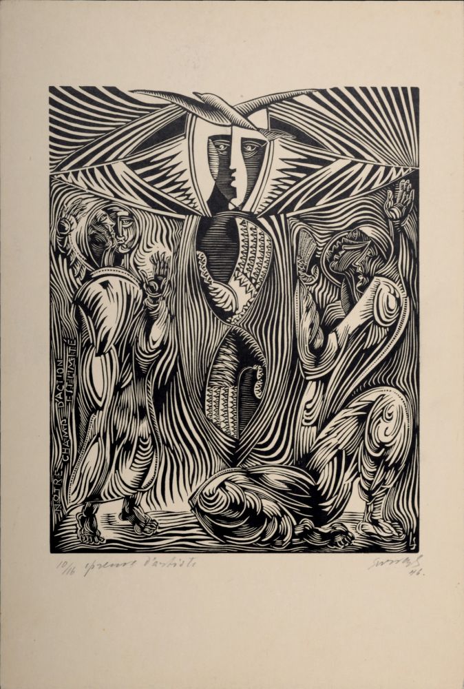 Rotogravure Survage - Composition surréaliste XLII, 1946