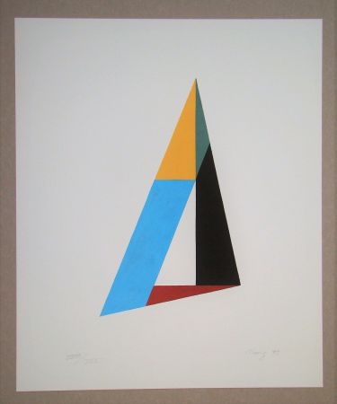 Lithograph Chung - Composition Triangle