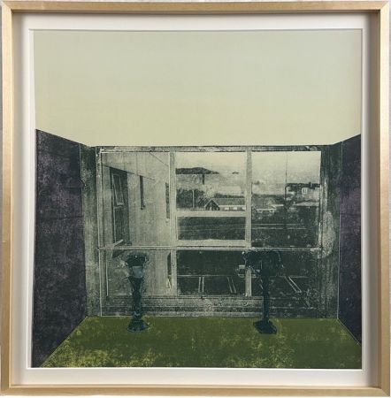 Lithograph Eliasson - Composition with window, Iceland