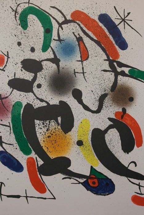 Lithograph Miró - Composition XIII