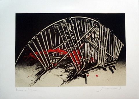 Screenprint Scanavino - Composizione