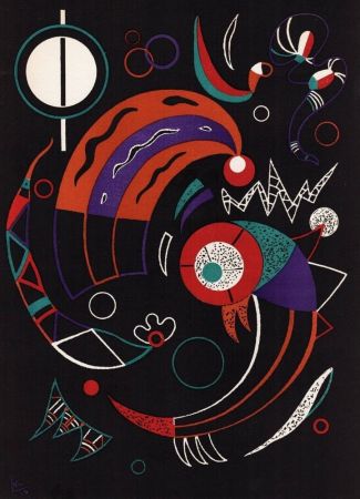 Lithograph Kandinsky - Comètes