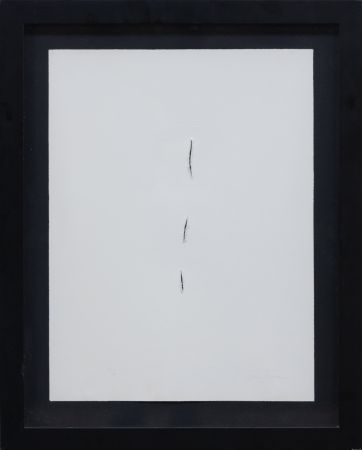 Etching Fontana - Concetto spaziale, 1967