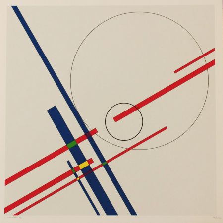 Lithograph Veronesi - CONSTRUCTION - EXACTA FROM CONSTRUCTIVISM TO SYSTEMATIC ART 1918-1985
