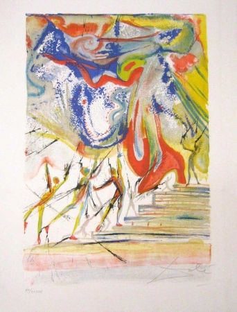 Lithograph Dali - Contes d'Andersen - The Red Shoes
