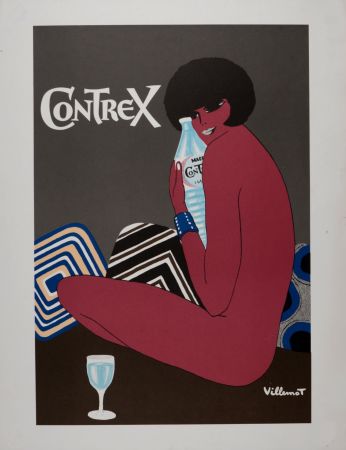 Lithograph Villemot - Contrex, c. 1980