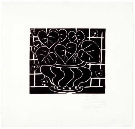 Linocut de Henri Matisse, La Lance on Amorosart