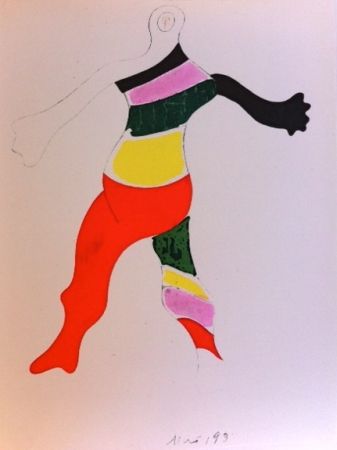 Etching Miró (After) - Costume de la toupie