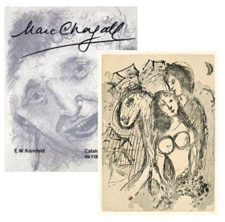 Etching Chagall - Couple d'amoureux au cheval
