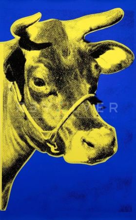 Screenprint Warhol - Cow 12