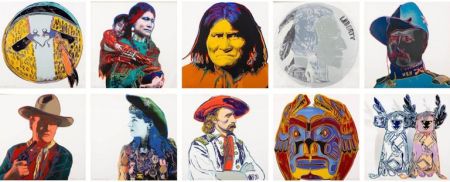 Screenprint Warhol - Cowboys and Indians Complete Portfolio (FS II.377 - FS II.386) by Andy Warhol