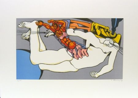 Lithograph Neizvestny - Creation of Eve