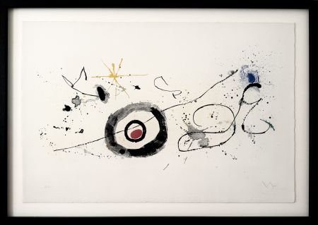 Lithograph Miró - Crossing the Mirror