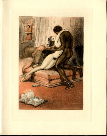 Illustrated Book Icart - CRÉBILLON, Fils : LE SOPHA. 23 (22) eaux-fortes originales en couleurs de Louis Icart.