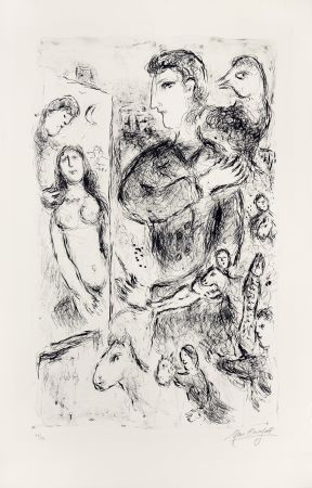 Lithograph Chagall - Création