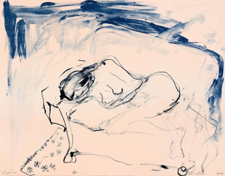 Lithograph Emin - Curled Up