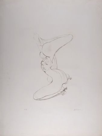Engraving Bellmer - Céphalopode