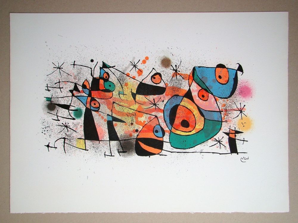 Lithograph Miró - Céramiques