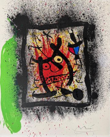 Lithograph Miró - Da Lebenslangliches interview 