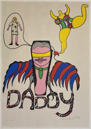 Screenprint De Saint Phalle - Daddy 