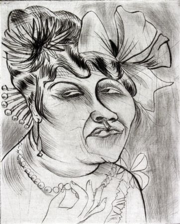 Drypoint Dix - Dame