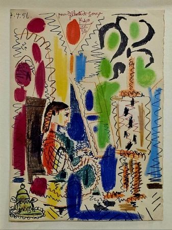 Lithograph Picasso - Dan's l'atelier de Picasso 