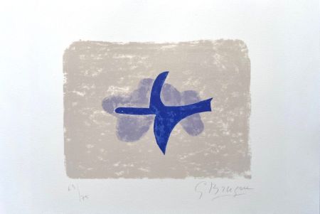 Lithograph Braque - Dans le ciel 