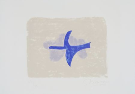 Lithograph Braque - Dans le ciel
