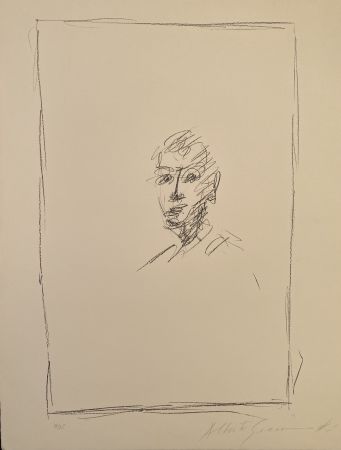 Lithograph Giacometti - Dans Le Miroir