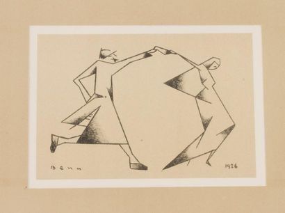 Lithograph Rabinowicz - Danses et mouvements. 12 lithographies originales.