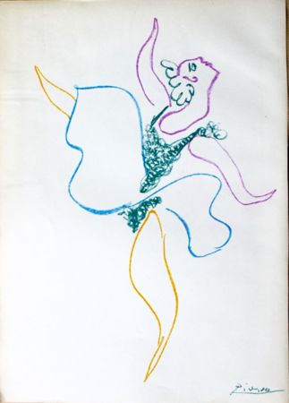 Lithograph Picasso -  Danseuse  