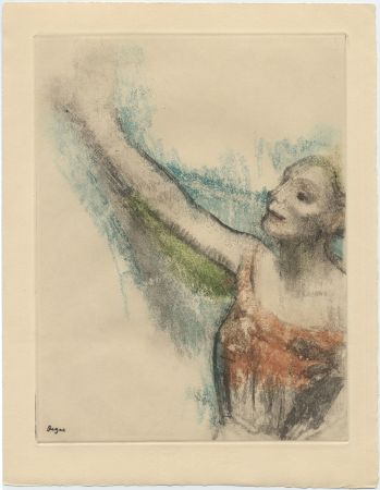 Etching And Aquatint Degas - Danseuse (étude, vers 1878-1880)