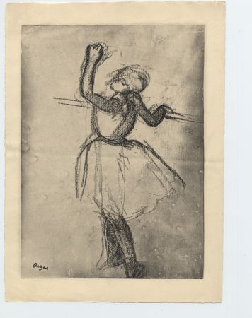 Etching And Aquatint Degas - Danseuse (étude, vers 1878)
