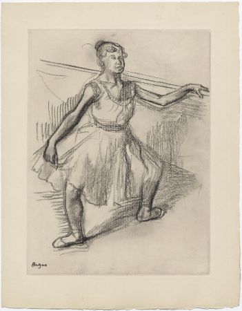 Engraving Degas - Danseuse (étude, vers 1878)